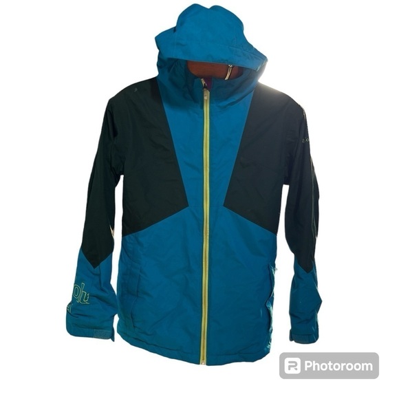 COLUMBIA ~ Bright Colored Kids Cold Weather Hooded Adjustable Sleeve Jacket - Picture 1 of 14